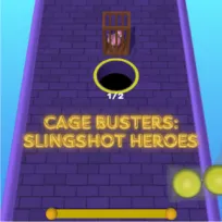 PLay Cage Busters: Slingshot Heroes now!